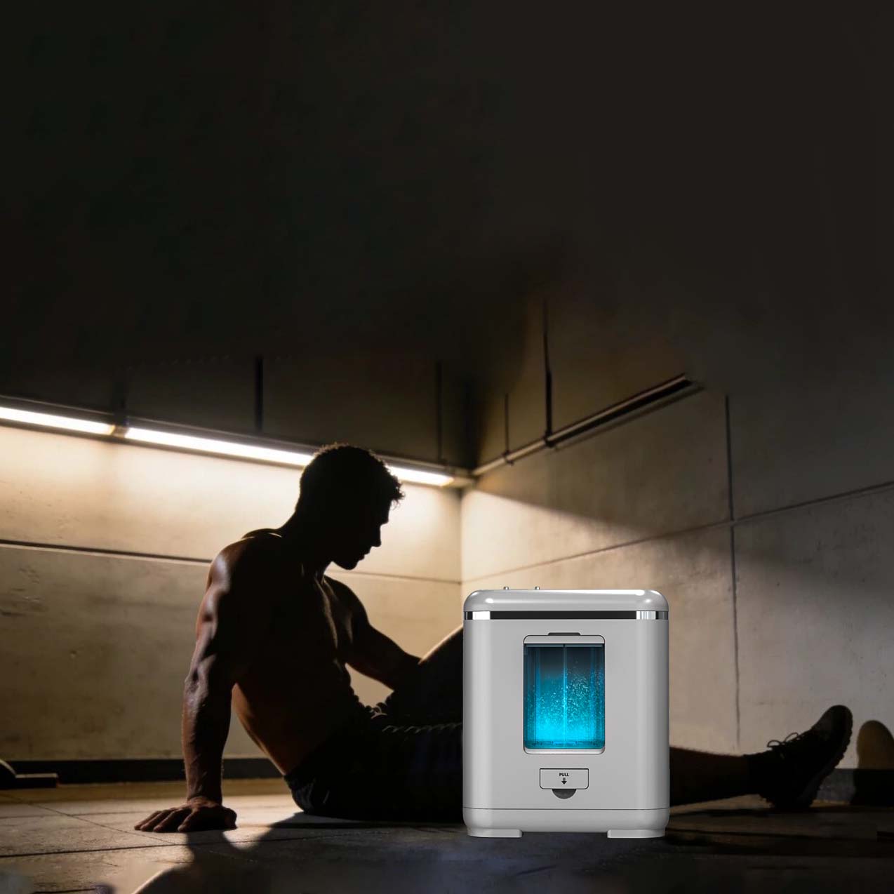 Hidrogênio para programa de recuperação de atletas de elite